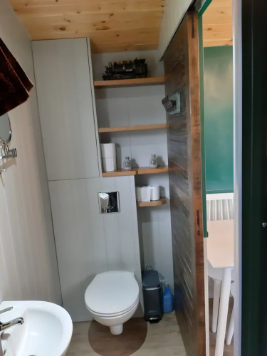 Dingle Way Glamping - Train Bathroom Area